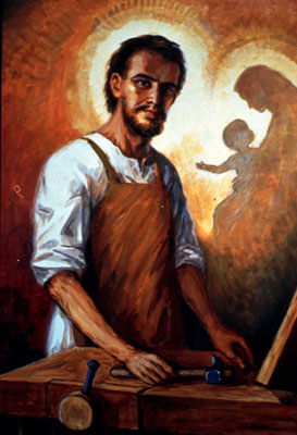 St. Joseph the Worker, by Fr. Franco Verri